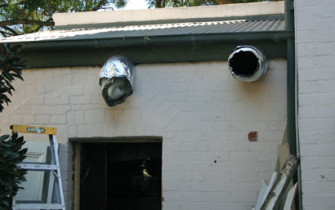Ducted Air Conditioning in a Recording Studio