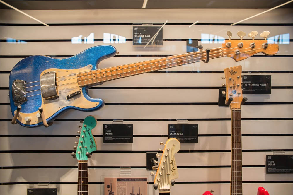 vintage guitars at Songbirds Guitar Museum