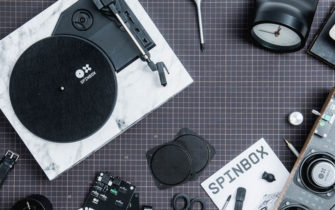 Meet SpinBox: A DIY Turntable Kit Made from Plastic and Cardboard