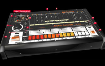 Explore the Inner Workings of the Legendary Roland TR-808 in 3D