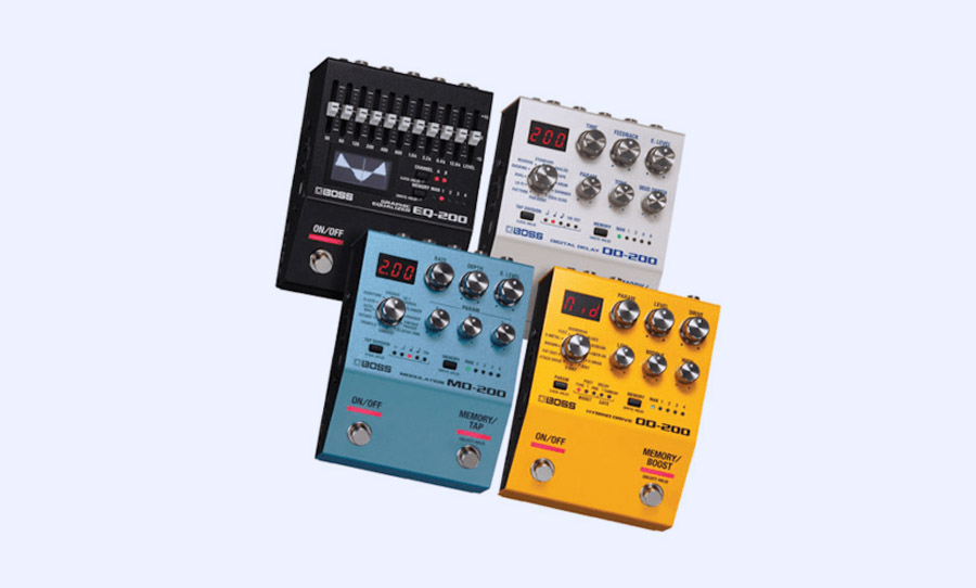 boss new effects pedals