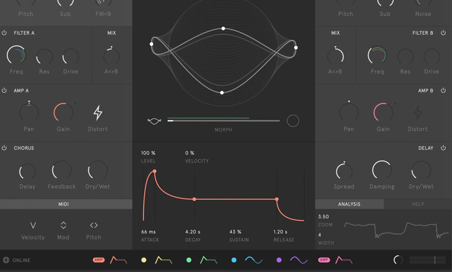 nylon synth wave casual software synth