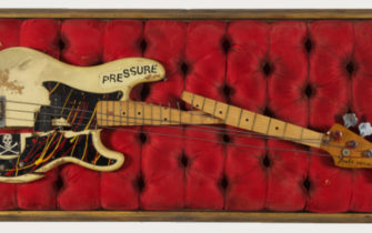 Iconic Smashed Bass from London Calling Album Cover Set for Exhibition